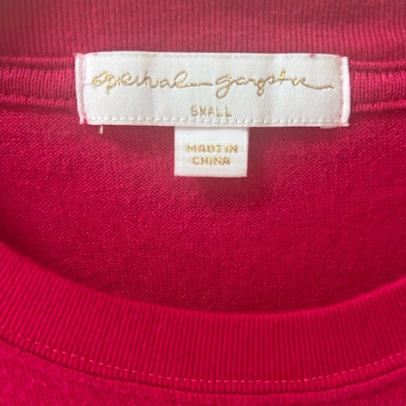 Spiritual Gangster Womens Small Red Grateful Graphic Crewneck Sweatshirt - Picture 3 of 8